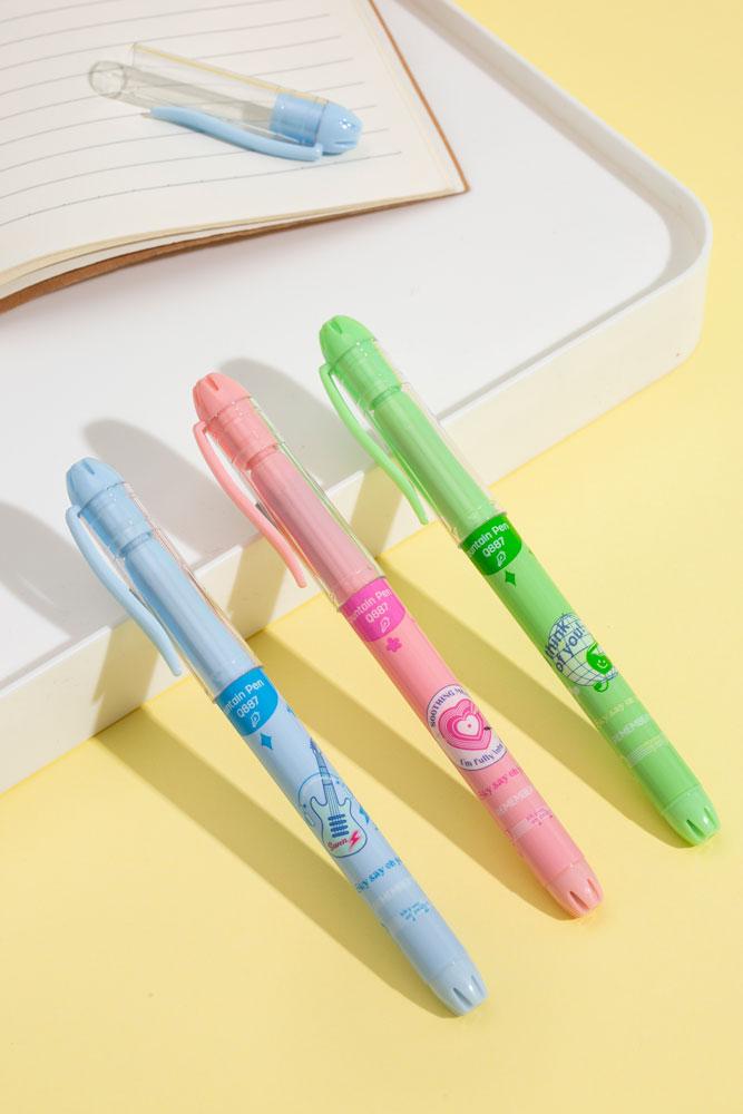 Bút Máy Nhựa Deli 0.5 mm - Phiên Bản Sơn Tùng M-TP Giới Hạn - Deli Q887 - Màu Xanh Lá