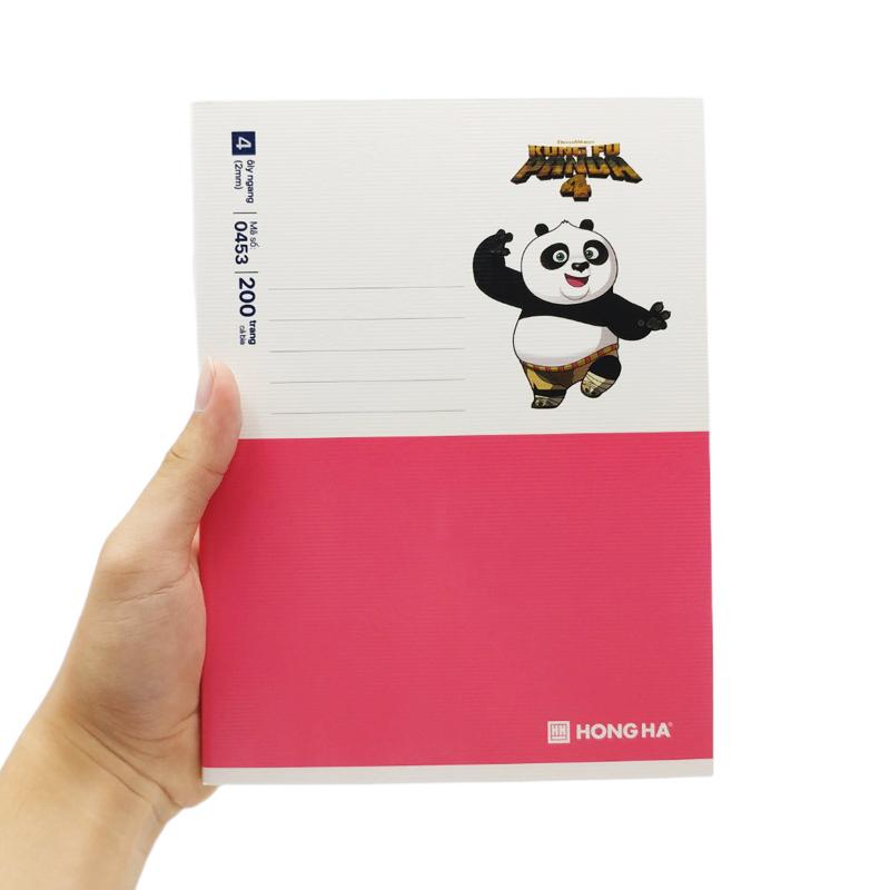 Tập Class Kung Fu Panda 4 - 4 Ô Ly - 200 Trang 58gsm - Hồng Hà 0453 (Mẫu Bìa Giao Ngẫu Nhiên)