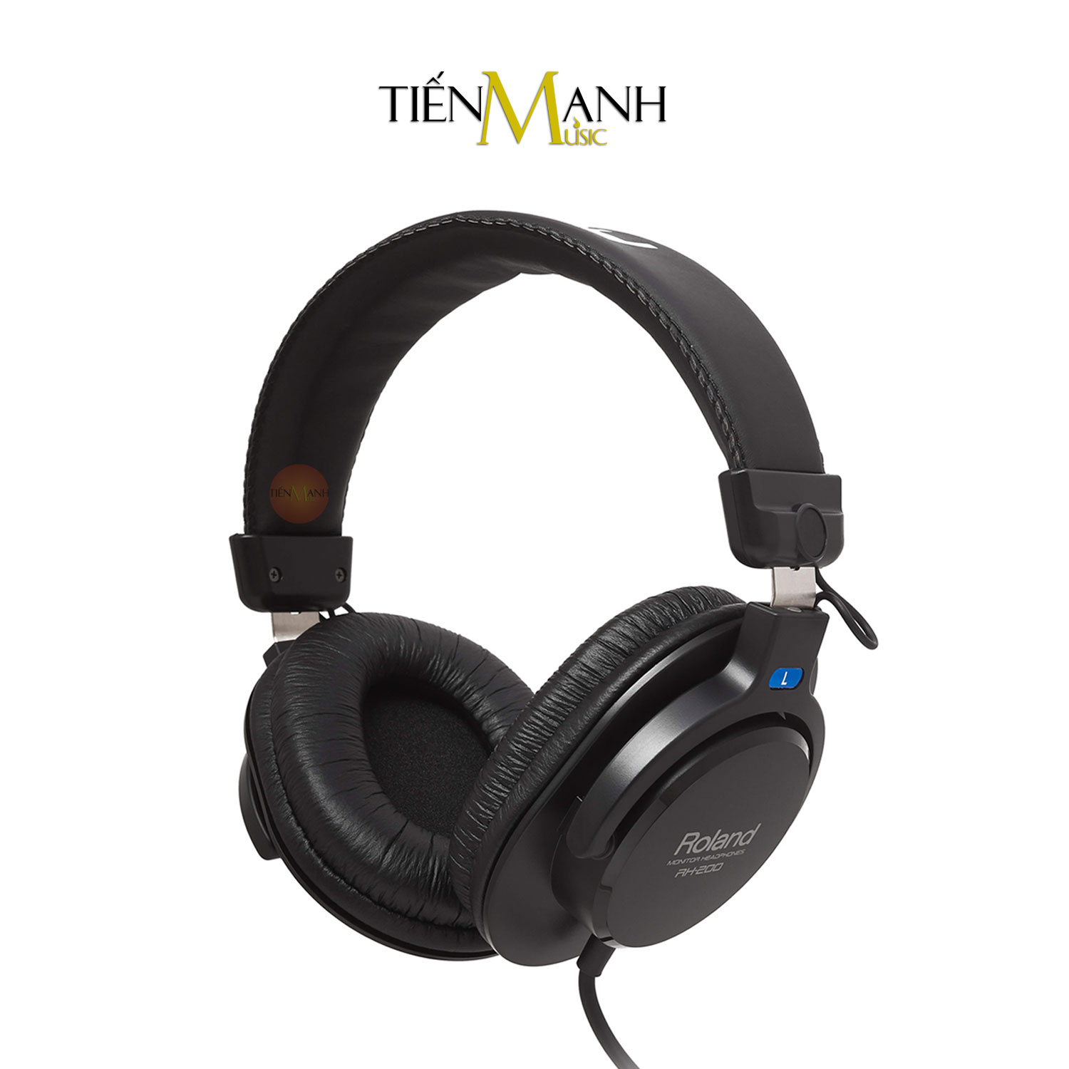 Tai Nghe Kiểm Âm Roland RH200 - Headphones Phòng Thu Studio Stereo Monitor Compact Closed Professional RH-200 Hàng Chính Hãng - Kèm Móng Gẩy DreamMaker