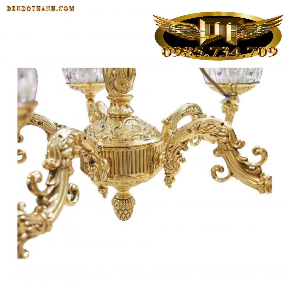 Quạt Trần Italia FY968 quạt trần cho người giàu cao cấp hiện đại trang trí phong cách mới QTD