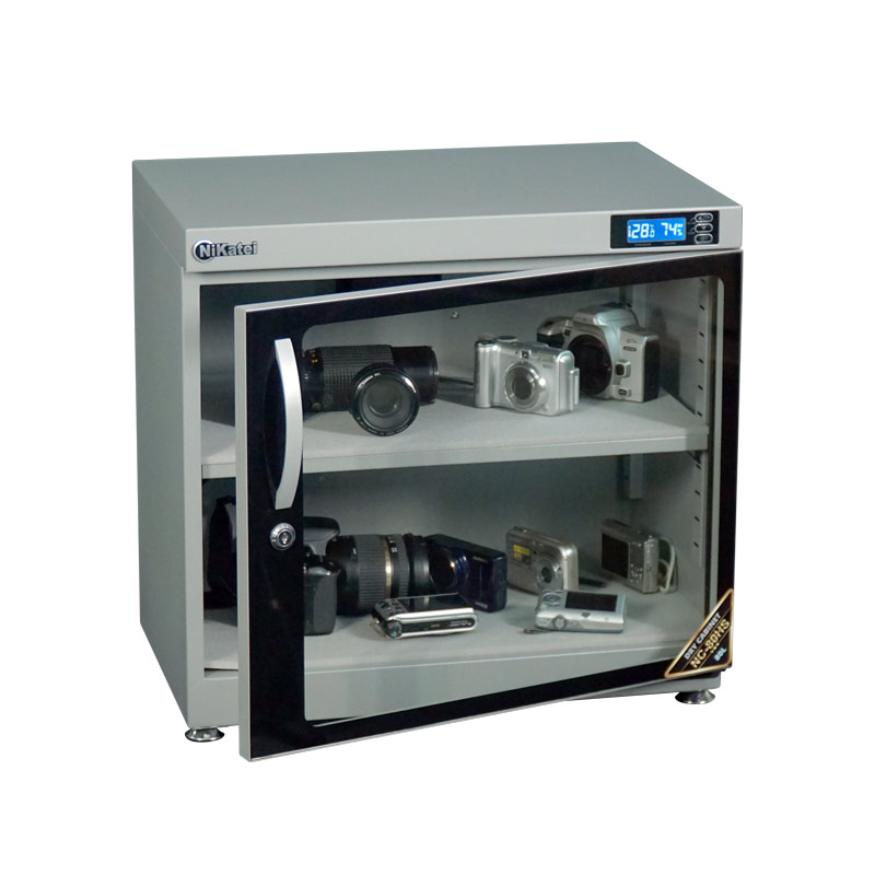 Tủ chống ẩm cao cấp Nikatei NC-80HS Siver Plus - Hàng Chính Hãng Bảo Hành 5 Năm