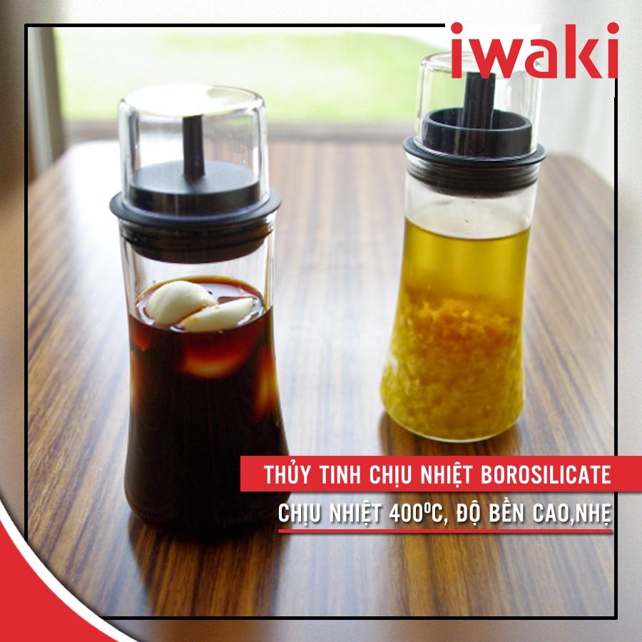 Bình rót gia vị thủy tinh cao cấp Iwaki