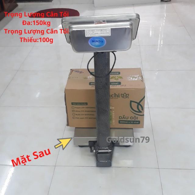 Cân bàn 150Kg điện tử tính tiền dùng cho cân hàng hóa được làm bằng thép không gỉ