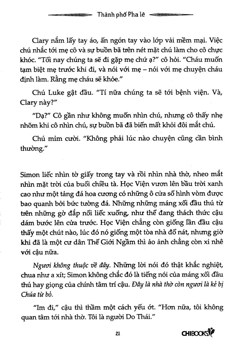 Phần 3 Series Vũ Khí Bóng Đêm: Thành Phố Pha Lê (Tái Bản)