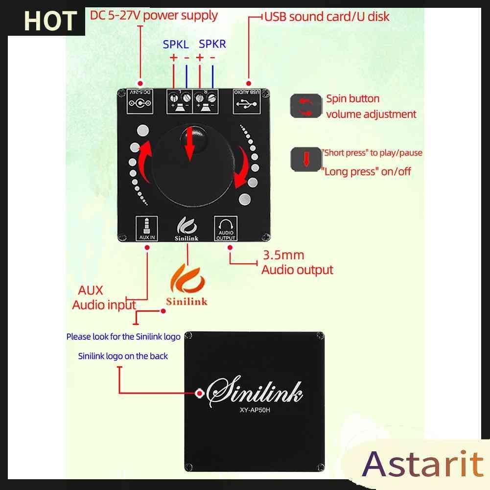 Mô Đun Khuếch Đại Âm Thanh HiFi Kênh Kép XY-AP50H 50Wx2 APP