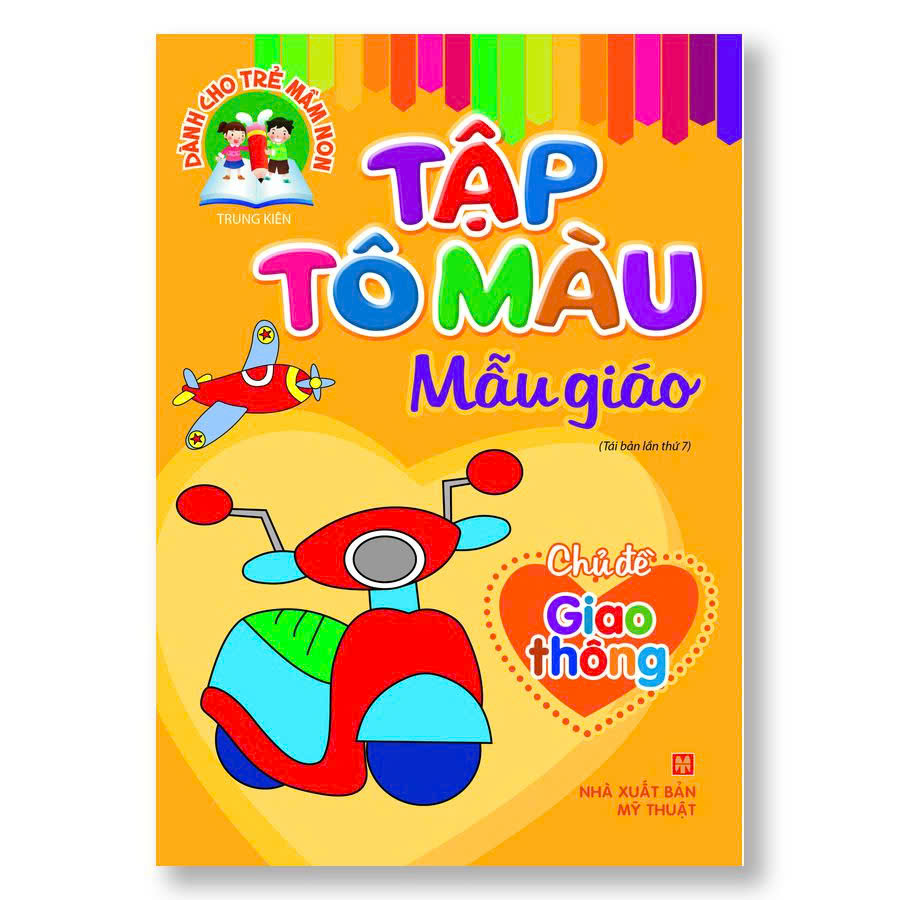 Bộ Túi Tập Tô Màu Mẫu Giáo (Bộ 8 Cuốn)