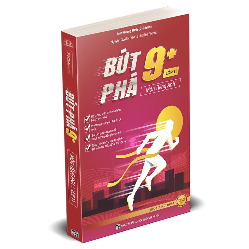 Sách Bứt Phá 9 + Môn Tiếng Anh Lớp 11( Update Mới Nhất )