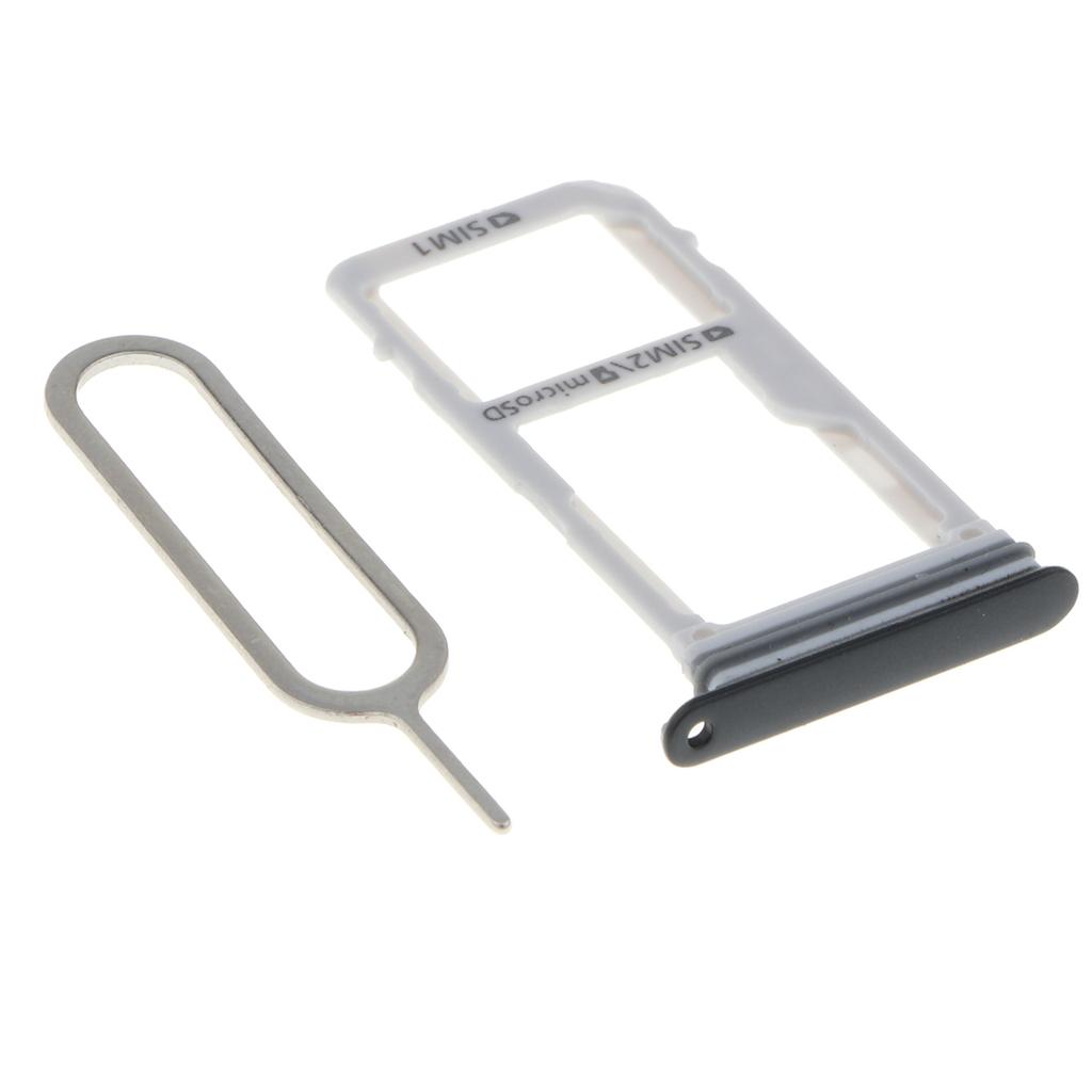 Phone Sim Card Holder Slot Tray Replacement for Samsung A3 2017 A320 black