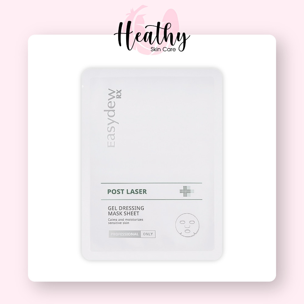 Mặt Nạ Cấp Ẩm Phục Hồi Cho Da Nhạy Cảm Da Sau Laser Easydew RX Post Laser Gel Dessing Mask Sheet 38ml ( 1 miếng )