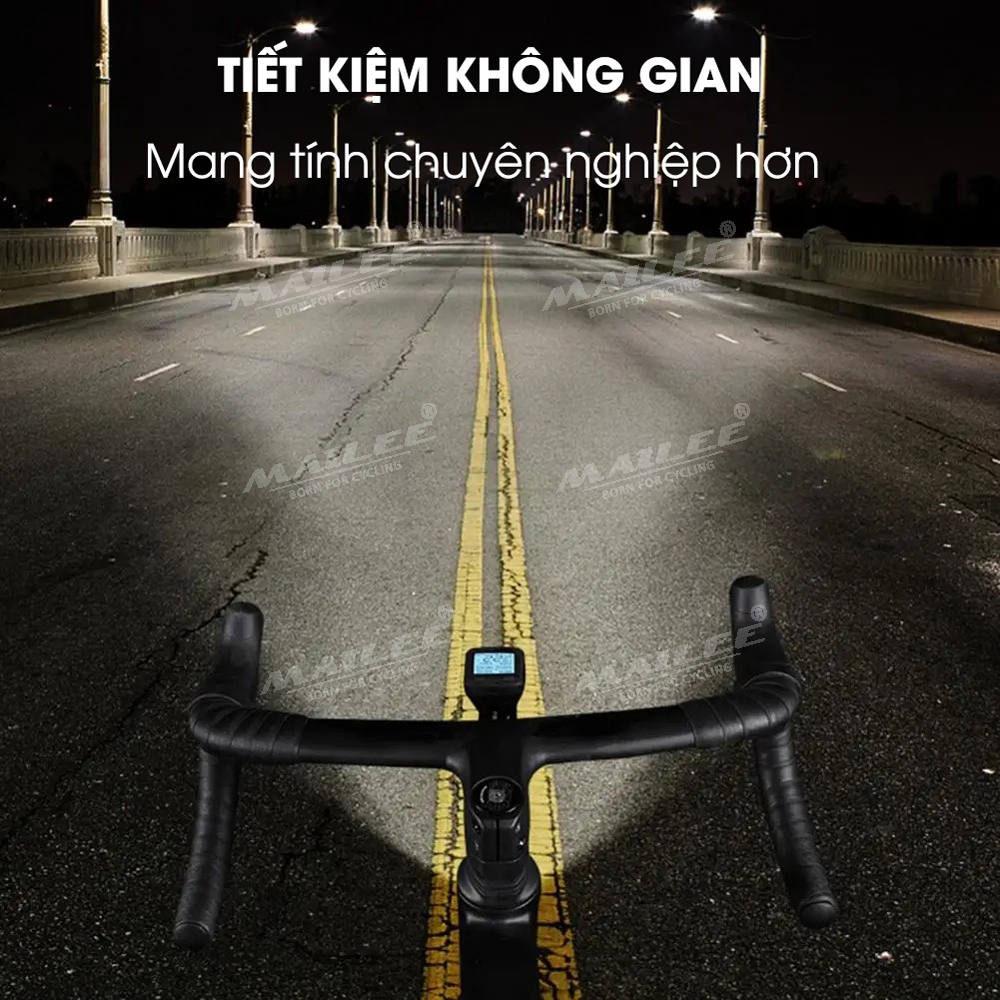 Giá đỡ đồng hồ đo/ đèn pin cho xe đạp đa năng YQ-2006 mở rộng gắn tay lái, tiết kiệm không gian, chất liệu nhôm phù hợp với xe đạp touring - Mai Lee