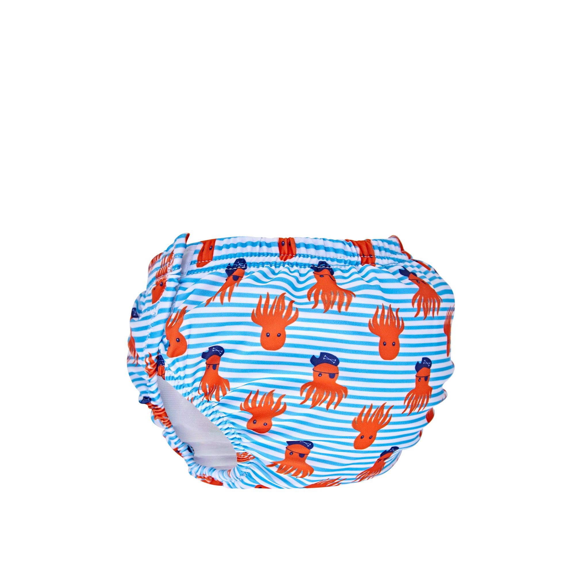 Quần bơi trẻ em Zoggs Octo Pirate Adj Swim Nappy Blue Os - 465479