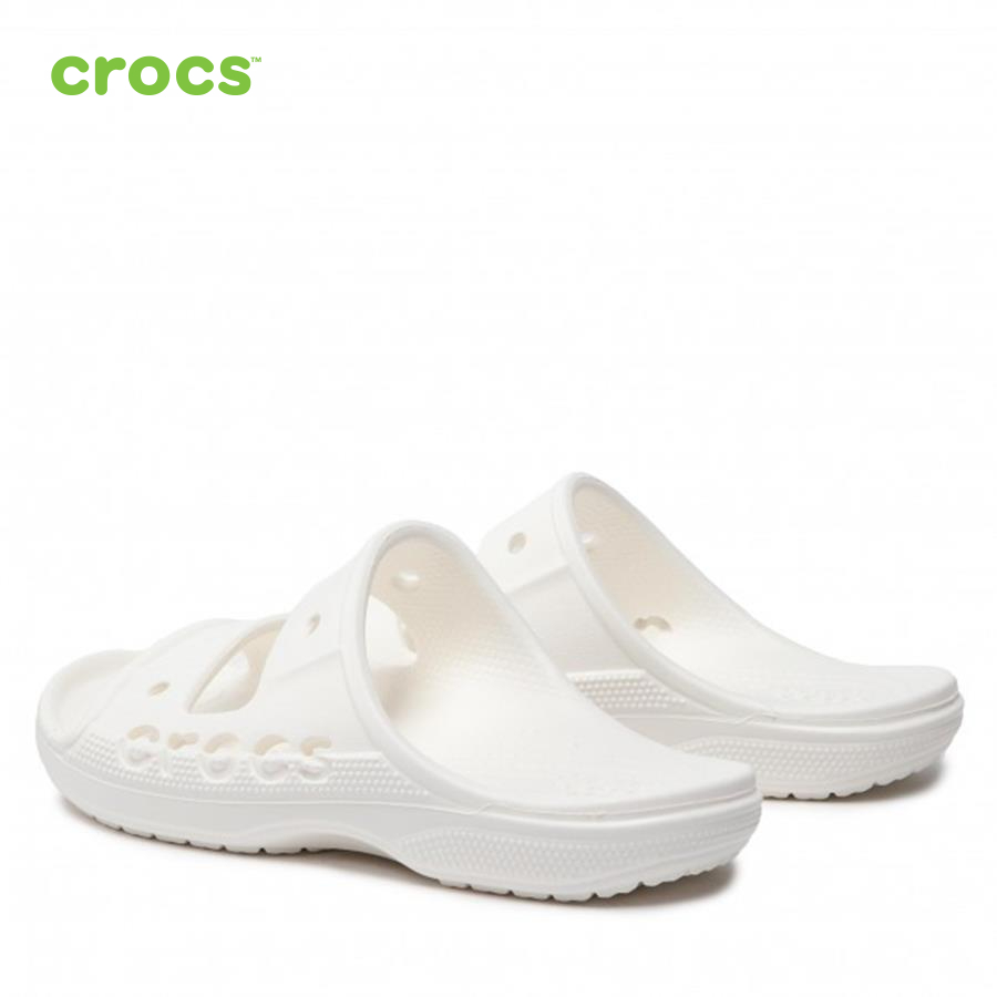 Dép nhựa nam Crocs Baya Sandal U White - 207627-100