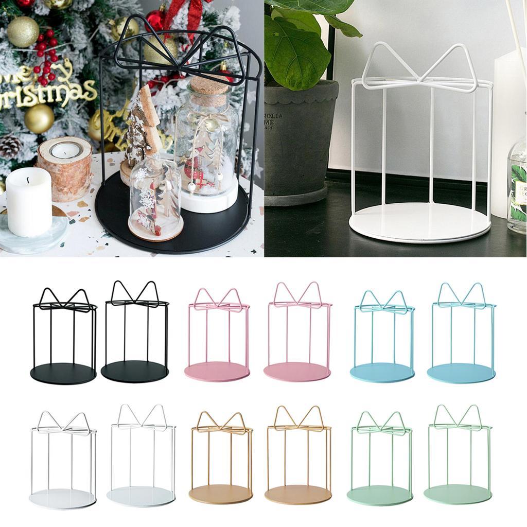 Cake Stand Bowknot Showcase Dessert Pastry Display