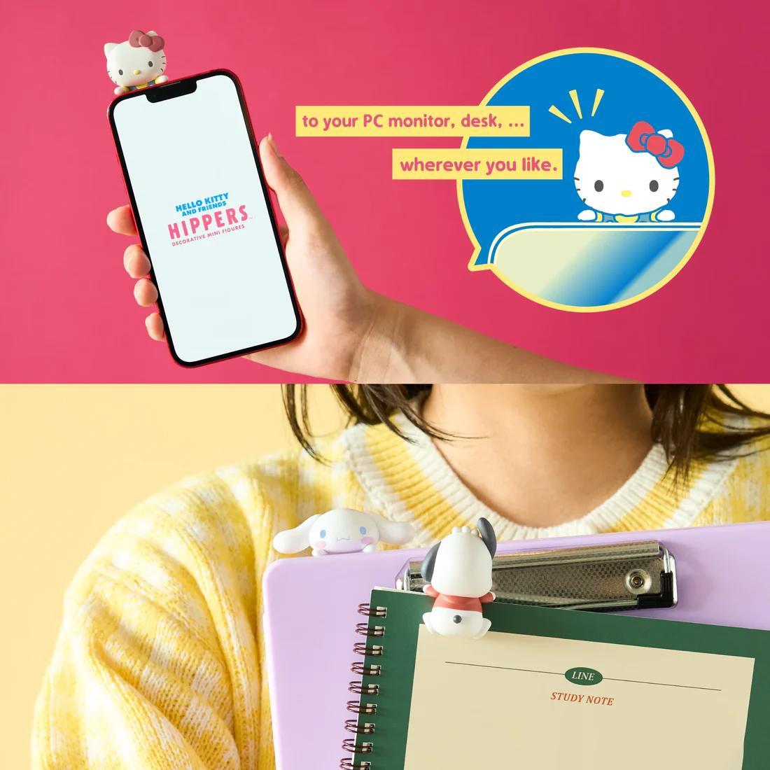 Blindbox Mô Hình Trang Trí Mini - Hippers Hello Kitty And Friends Series - Smiski