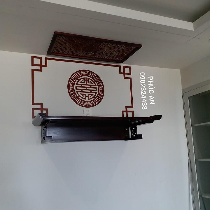 Bàn thờ Phật hiện đại tuyệt đẹp cho căn hộ chung cư, nhà phố size 107 - 48 cm giao đầy đủ y hình