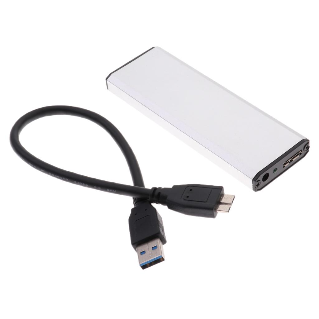 Aluminum USB 3.0 Hard Drive Disk External Enclosure Case for HDD and SSD