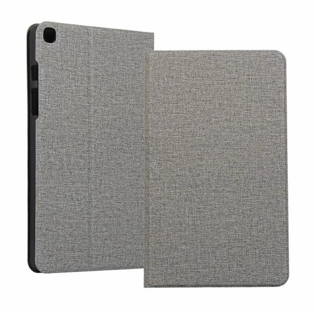For Samsung Galaxy Tab A7 Lite 8.7inch 2021 SM T220 T225 Cloth Pattern Case Folding Flip Stand Soft TPU Back Cover