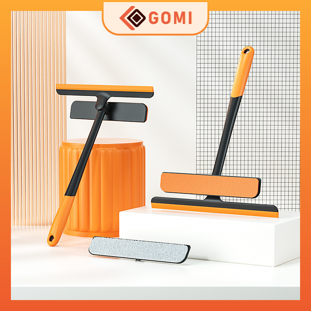 Cây Lau Kính Chà Kính Đa Năng Lau Cửa Kính Ô Tô Cây Gạt Nước Nhanh 3 Trong 1 Nhiều Đầu Thay