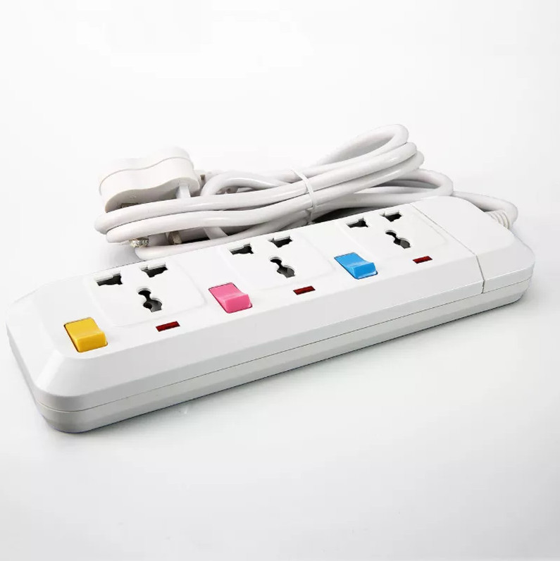 Ổ Cắm Nối Dài 5 mét 3,4,5 Lỗ Công Tắc 2500W