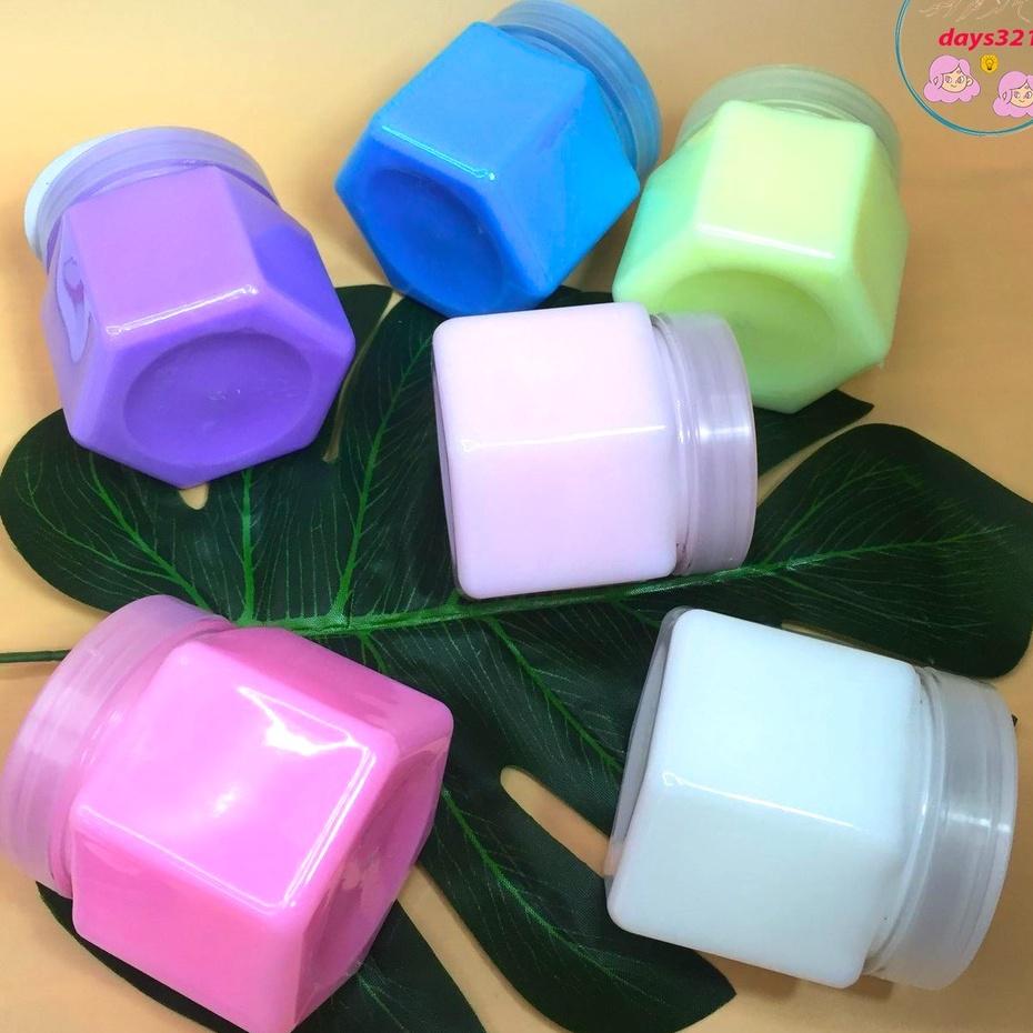 Slime siêu dẻo bóng mềm mịn màu rainbow pastel 9 màu cực đẹp Đồ chơi hũ slam chất nhờn ma quái squishy