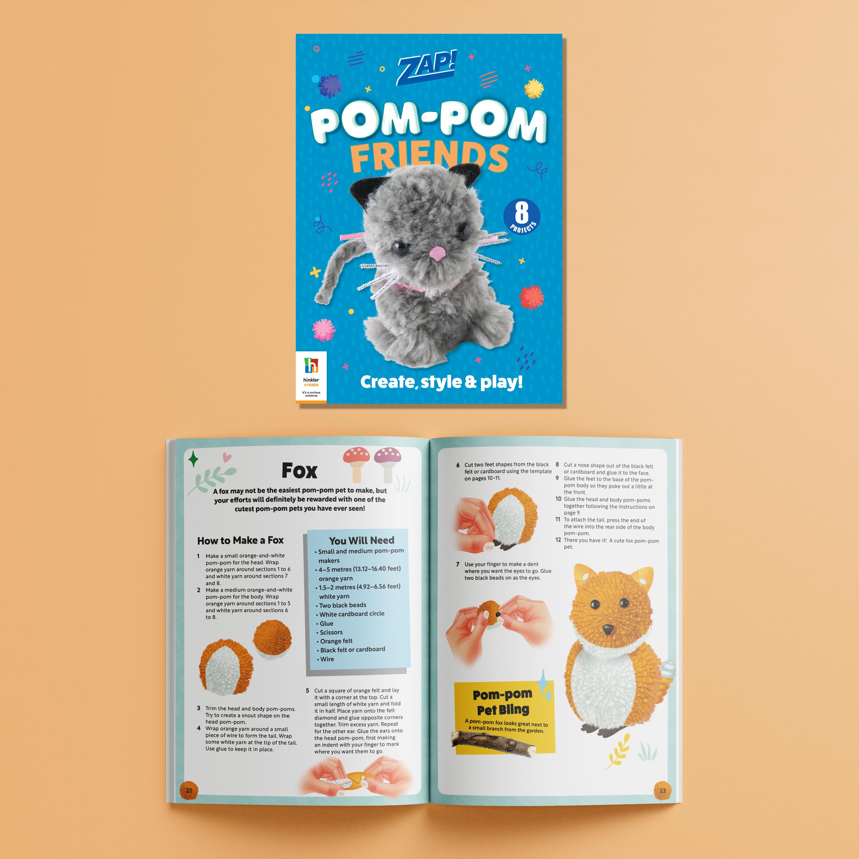 Sách ngoại văn: Zap! Pom-Pom Friends Kit