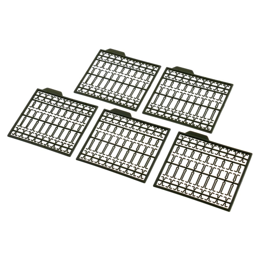 5pcs Boilie Stopper Lure Stops Hair Rig Extender Fishing Accessories Green