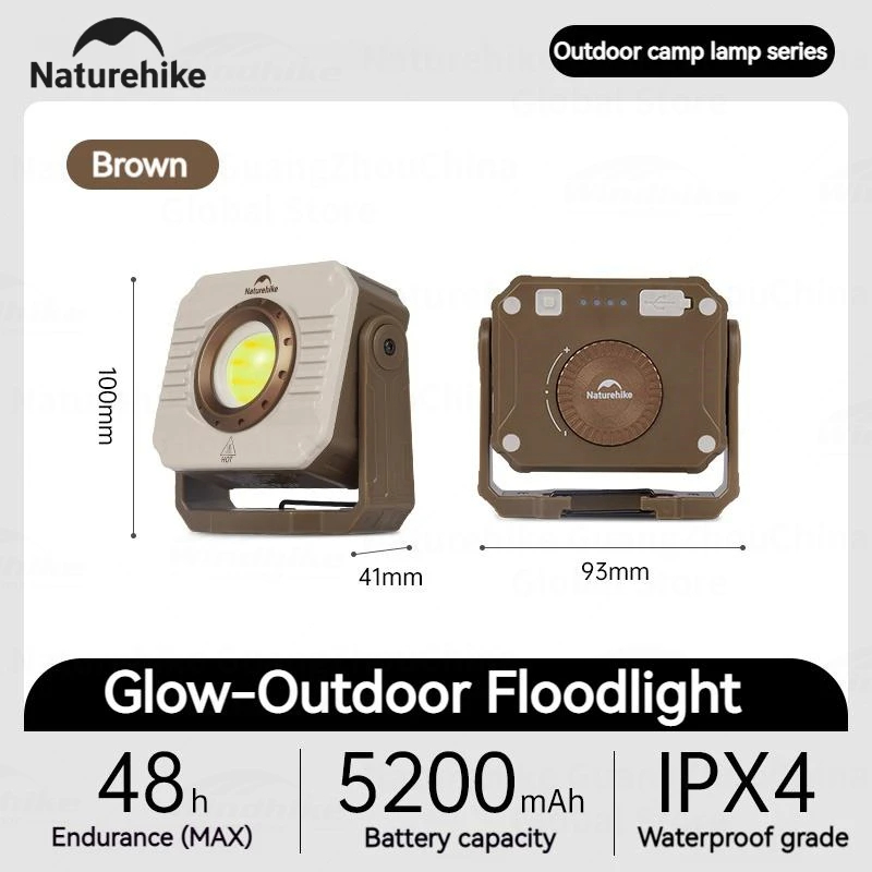 Đèn Dã Ngoại Working Light Naturehike CNK2300012 Chống Nước IPX4 Độ Sáng 1200 Lumen