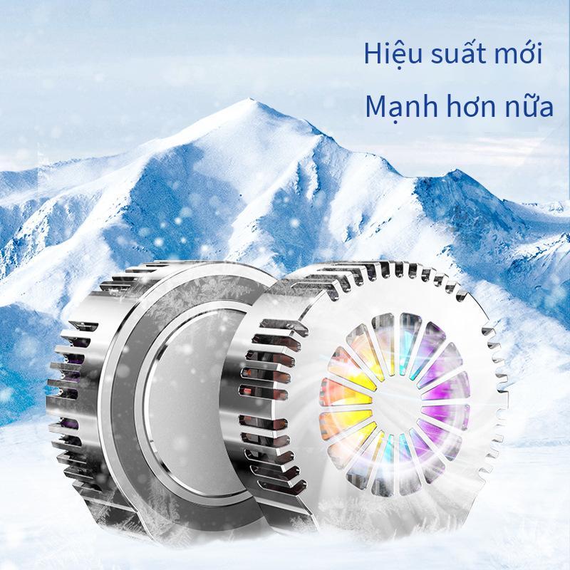 Bộ tản nhiệt điện thoại di động bán dẫn hút nam châm kiểu mới nhất GT07 làm mát phẳng thần rung làm mát điện thoại di động trực tiếp