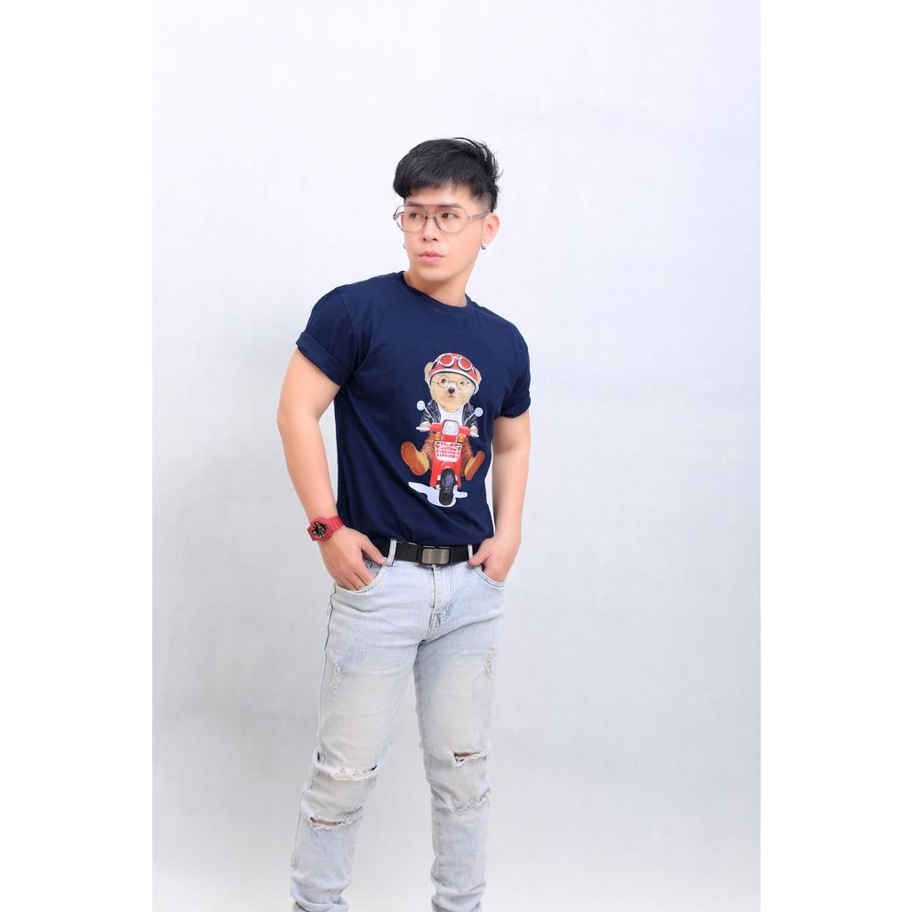 Áo thun nam form chuẩn Gấu TEDDY ROBOT - Fashion Eking Clothing