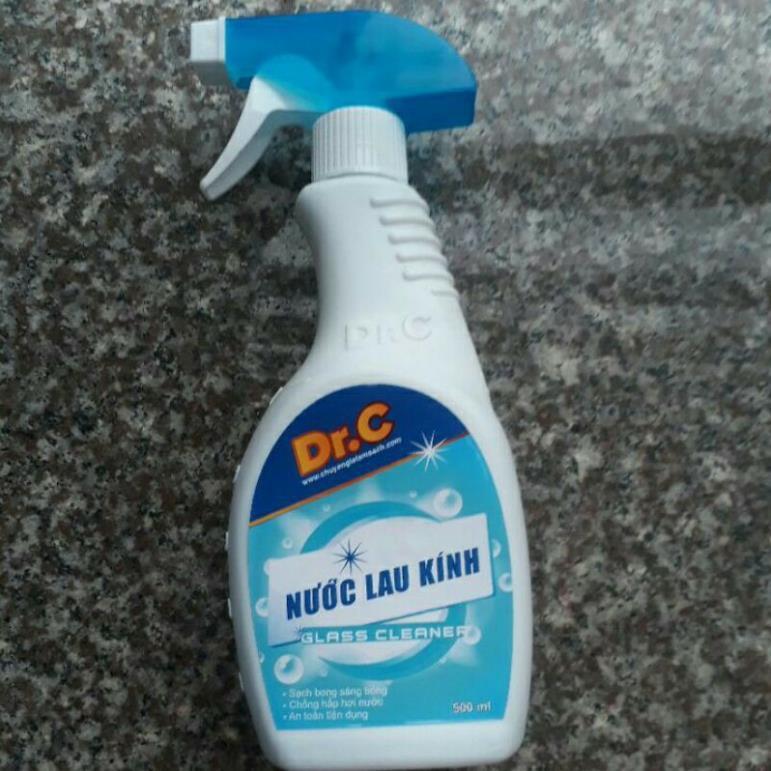 Nước tẩy rửa Nước lau kính xịt kính dr.C an toàn cho người sử dụng loại 500ml