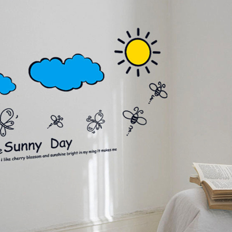 Decal dán tường ngày nắng ấm, sunny day