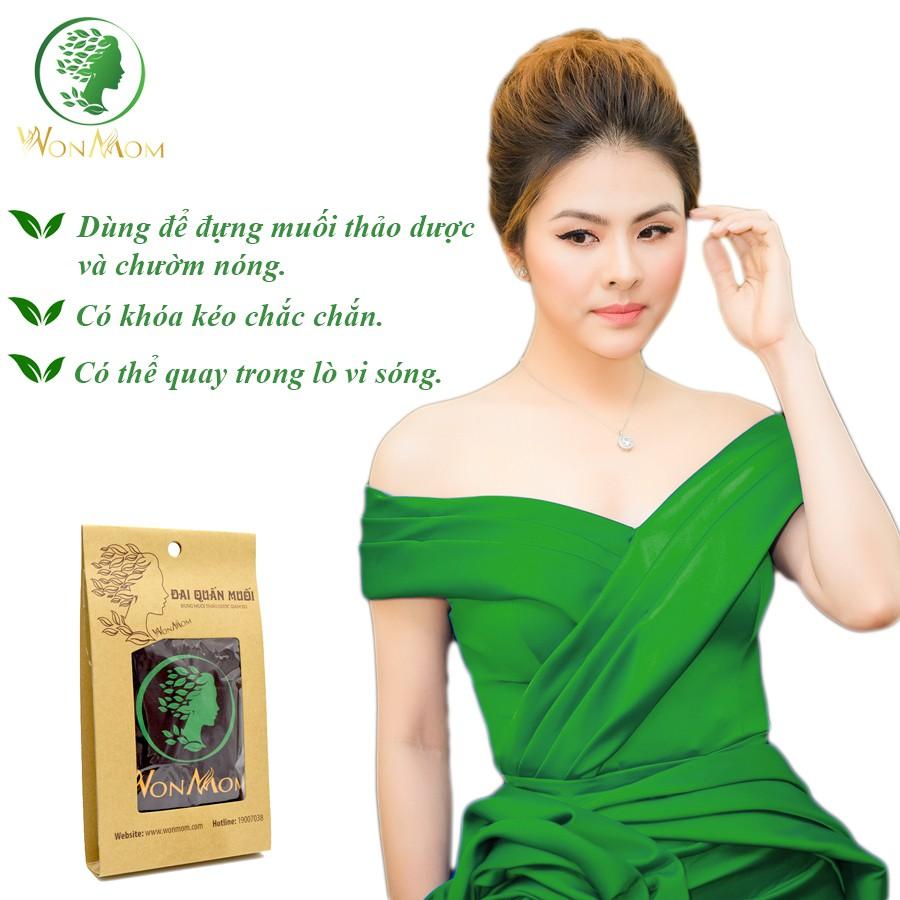 Đai quấn muối có dây kéo, dùng đựng muối quấn bụng Wonmom ( 200g )