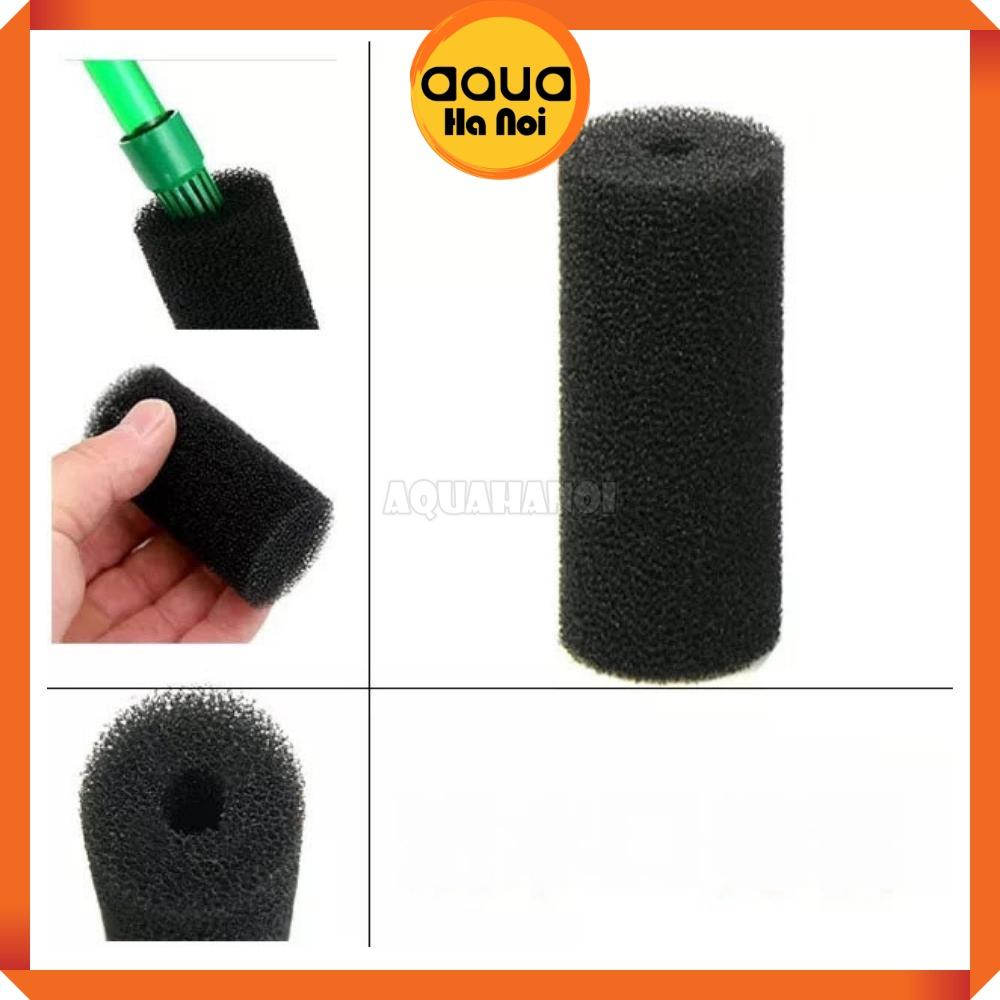 Bịt tép mút xốp đen - Phi 12/16/22mm - Ngăn hút cá tép con vào máy lọc hồ thủy sinh - Kiêm lọc Bio