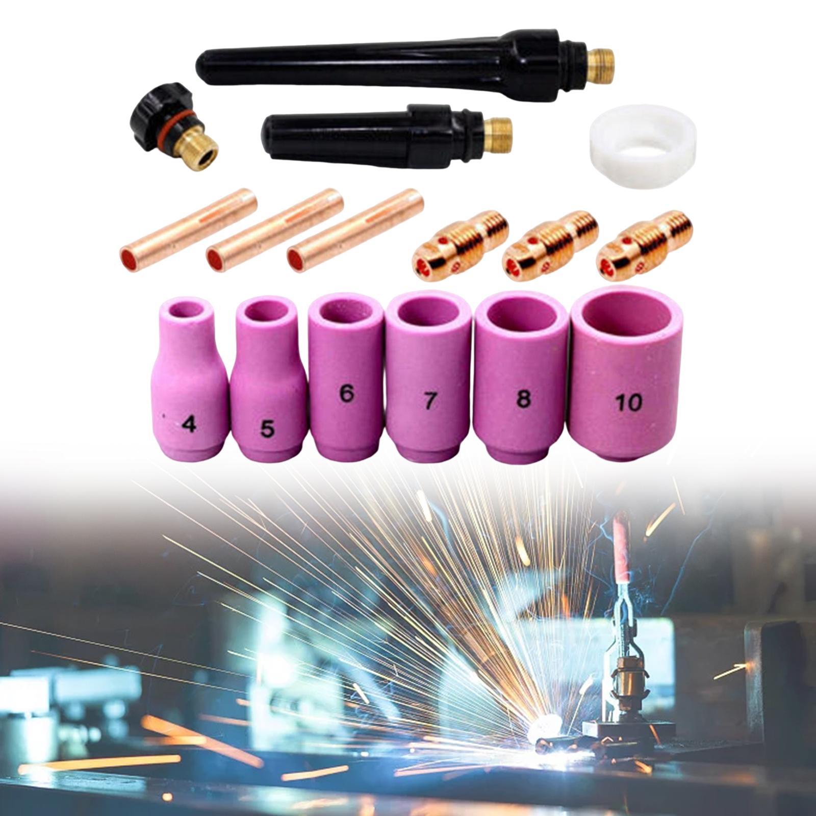 16Pcs Welding Consumables for 9 20 25 Series TIG Welding Parts