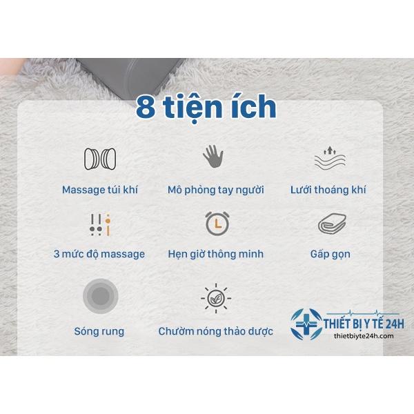 Đệm Mát Xa Toàn Thân Hồng Ngoại Cao Cấp Công Nghệ Nhật Bản YJ-307