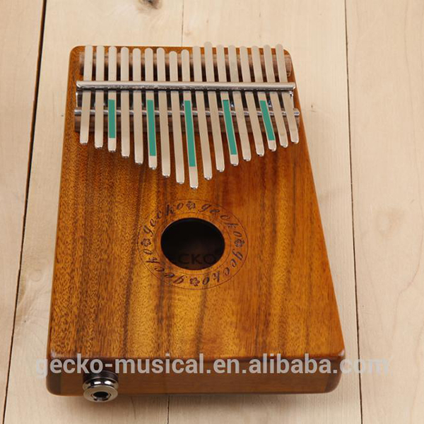 Đàn Kalimba 17 Phím Gỗ Koa Gecko K17KEQ Kèm Hộp Đựng (Có EQ)