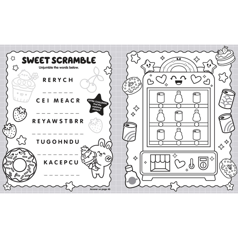 Sách 100% Cute - Ultimate Sticker Book