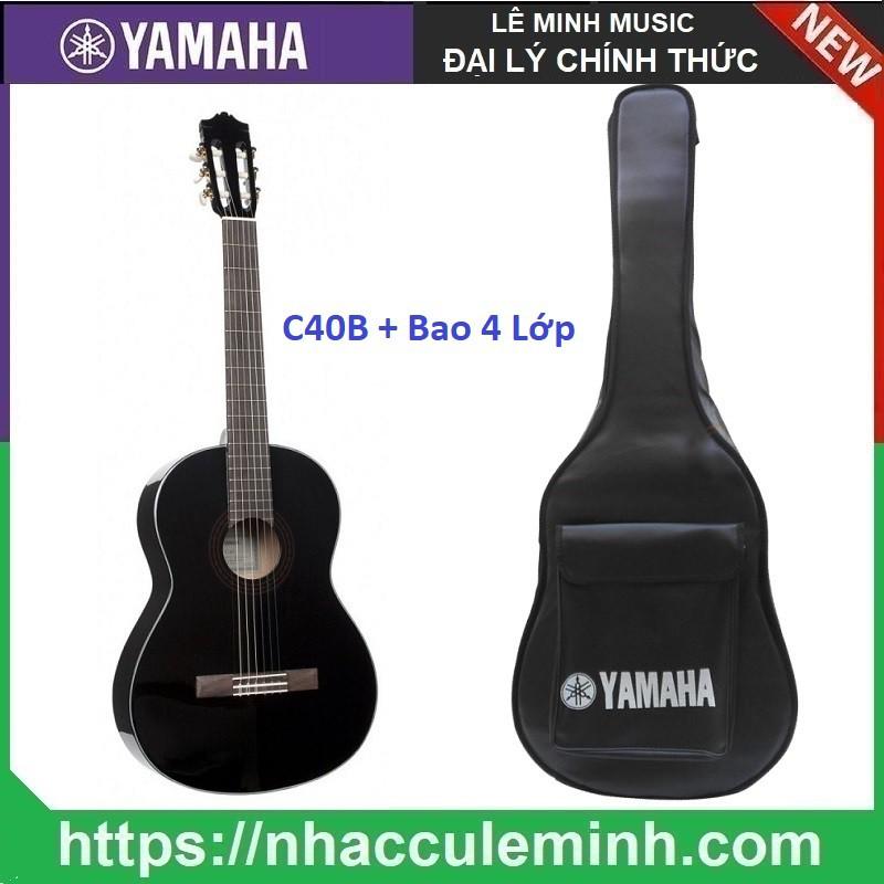 Đàn Guitar Classic Yamaha C40 đen ( Chính hãng bảo hành toàn quốc)