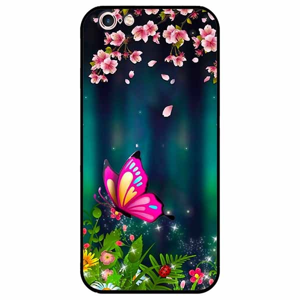 Ốp lưng dành cho Iphone 6 / 6s mẫu Bướm Hồng