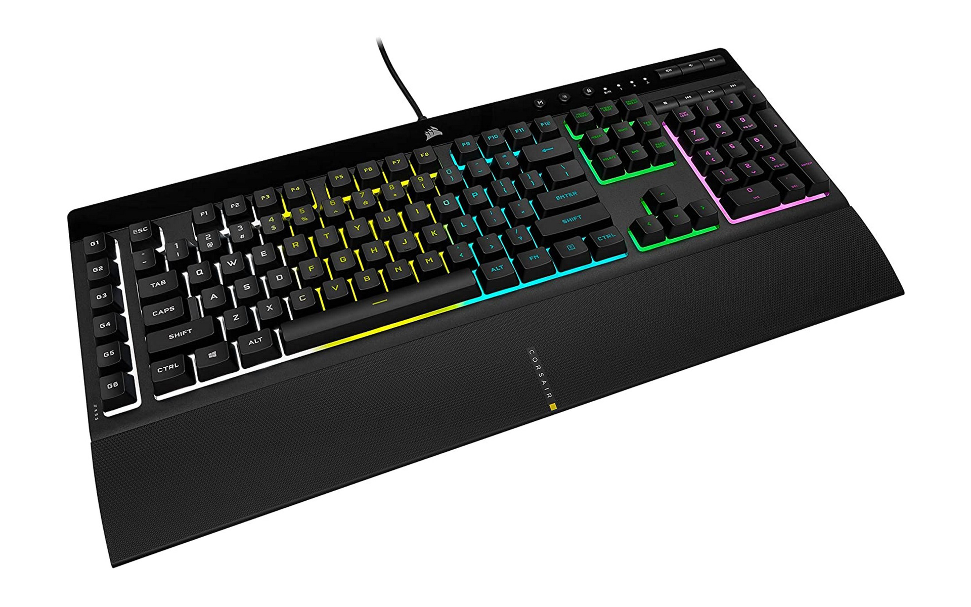 Bàn Phím Có Dây Corsair K55 PRO RGB - Hàng Chính Hãng