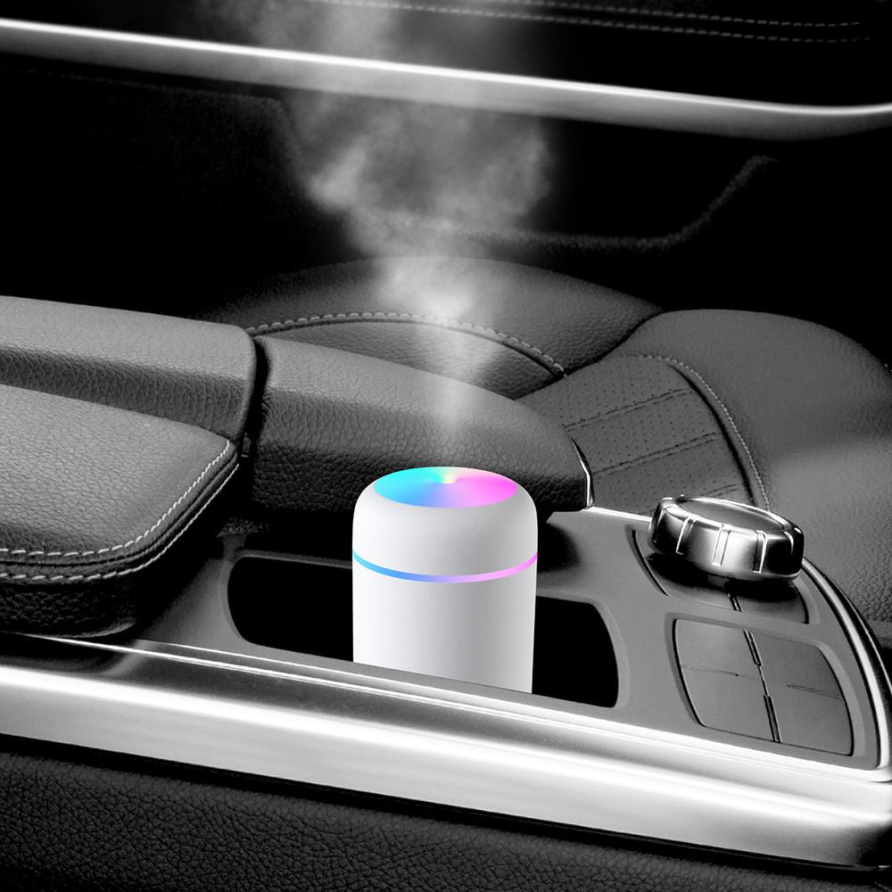 Di Động 300Ml Máy Phun Sương Tạo Độ Ẩm USB Siêu Âm Làm Lóa Mắt Cúp Bóng Đá Thơm Khuếch Tán Tinh Dầu Mát Máy Phun Sương Tạo Ẩm Không Khí Máy Lọc Lãng Mạn Ánh Sáng