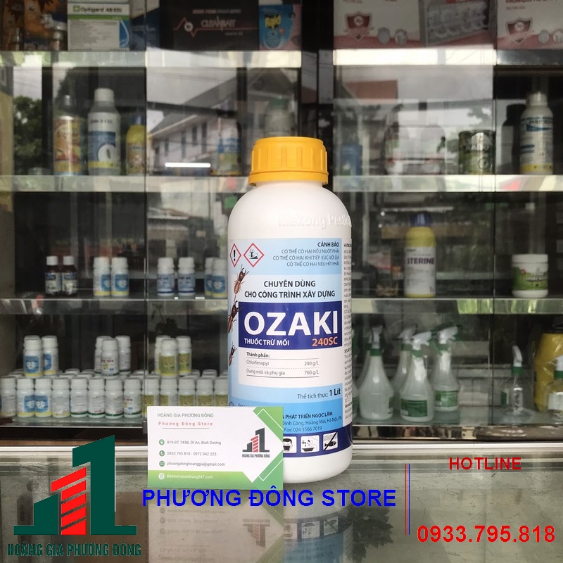 Thuốc diệt mối, phòng mối Ozaki 240SC _ chai 1 lít