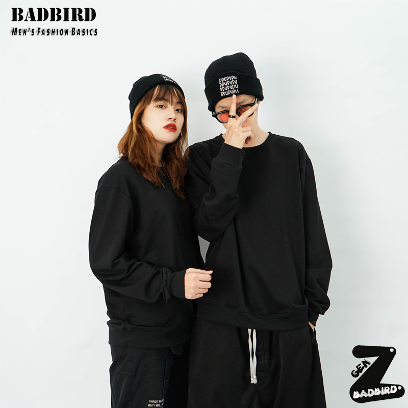 Áo Thun Dài Tay Unisex nam nữ form rộng Oversize, Sweater chất nỉ da cá cao cấp trơn basic, GENZ, Thương hiệu Việt