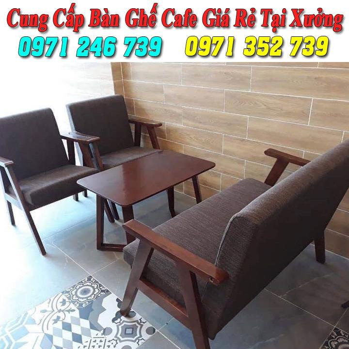 Bộ bàn ghế cafe sofa cao cấp