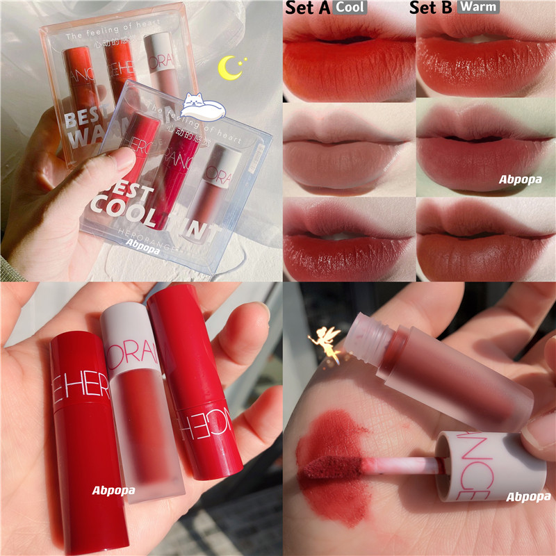 Một Cây Son Kem HERORANGE Best Cool Tint &amp; Best Warm Tint Siêu Xinh