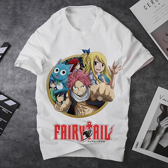 Áo thun Nam Nữ Không cổ FAIRY TAIL MSOP-04 mẫu mới cực đẹp, có size bé cho trẻ em / áo thun Anime Manga Unisex Nam Nữ, áo phông thiết kế cổ tròn basic cộc tay thoáng mát
