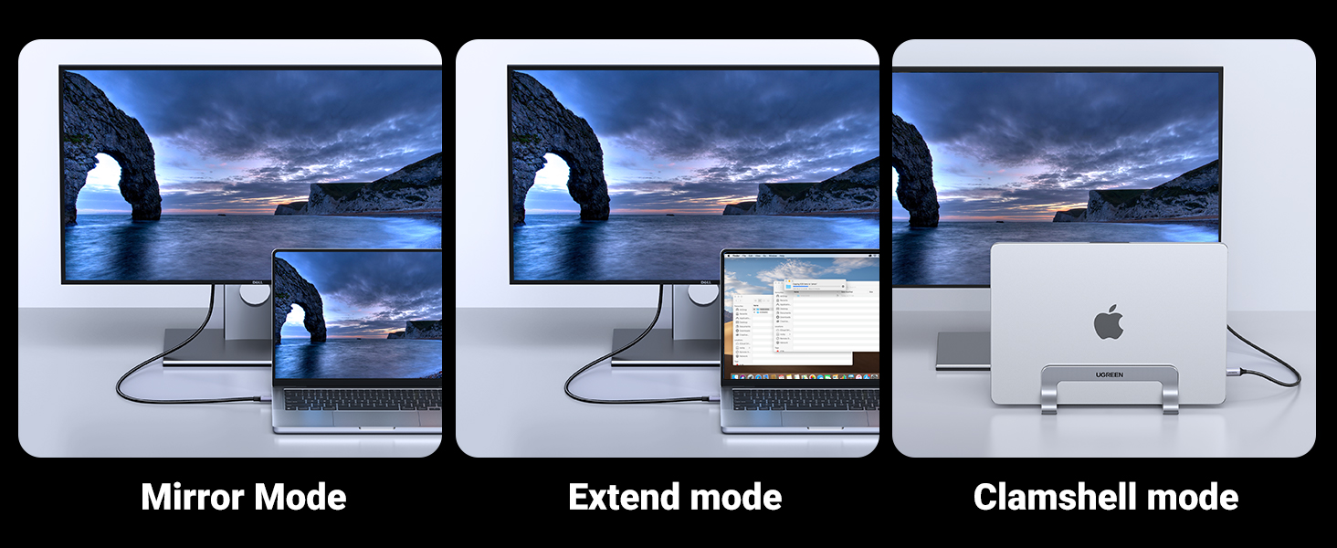 Cáp chuyển USB-C to Displayport 1.4 8K 60Hz, 4K 240Hz dài 1m Ugreen 25157 hàng chính hãng