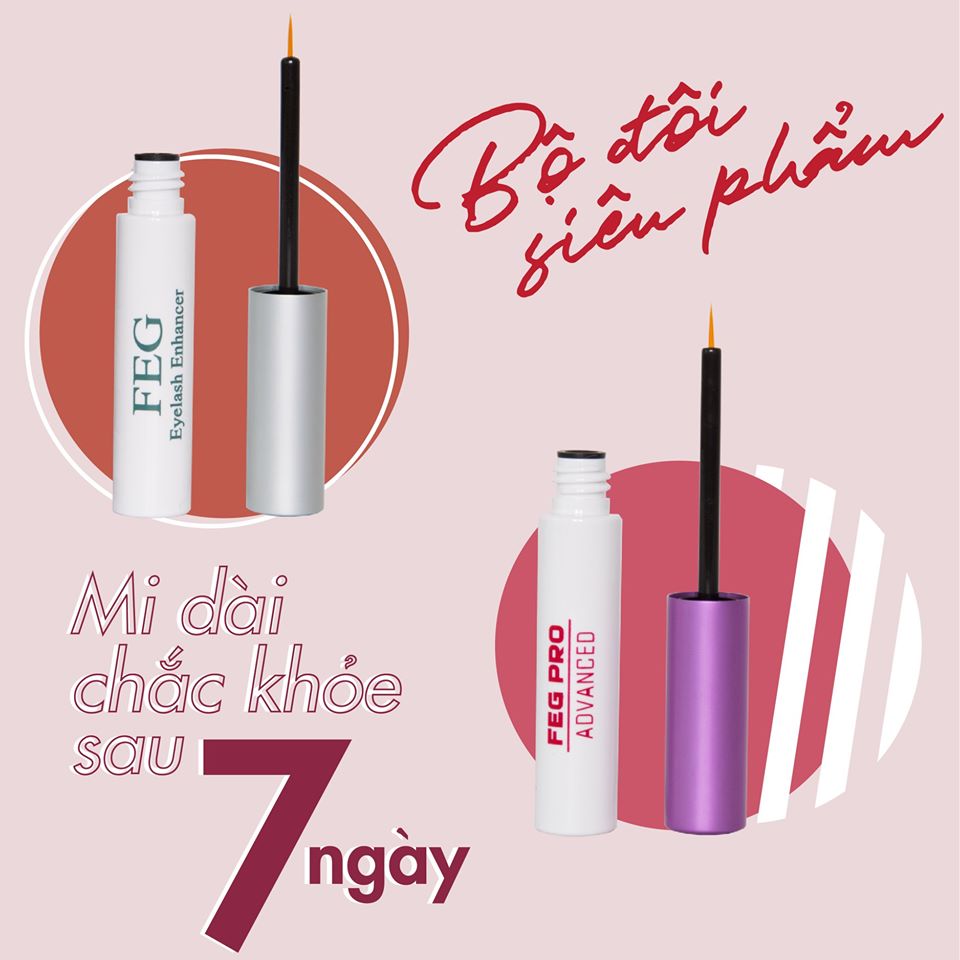 Serum Dưỡng Mi Dài Dày Khỏe FEG Eyelash Enhancer 3ml