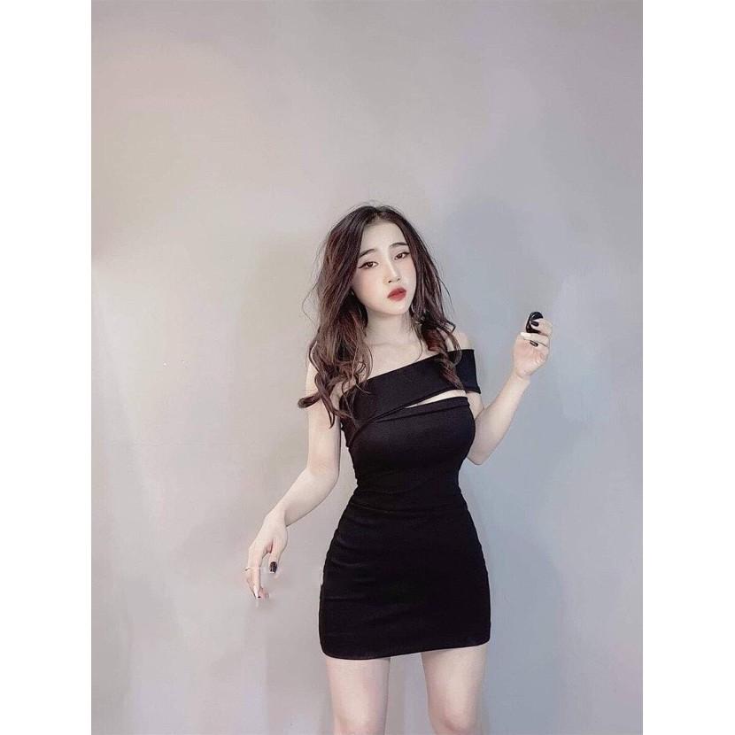 Đầm Body Cúp Ngực Siêu Xinh Mặc Được 2 Kiểu
