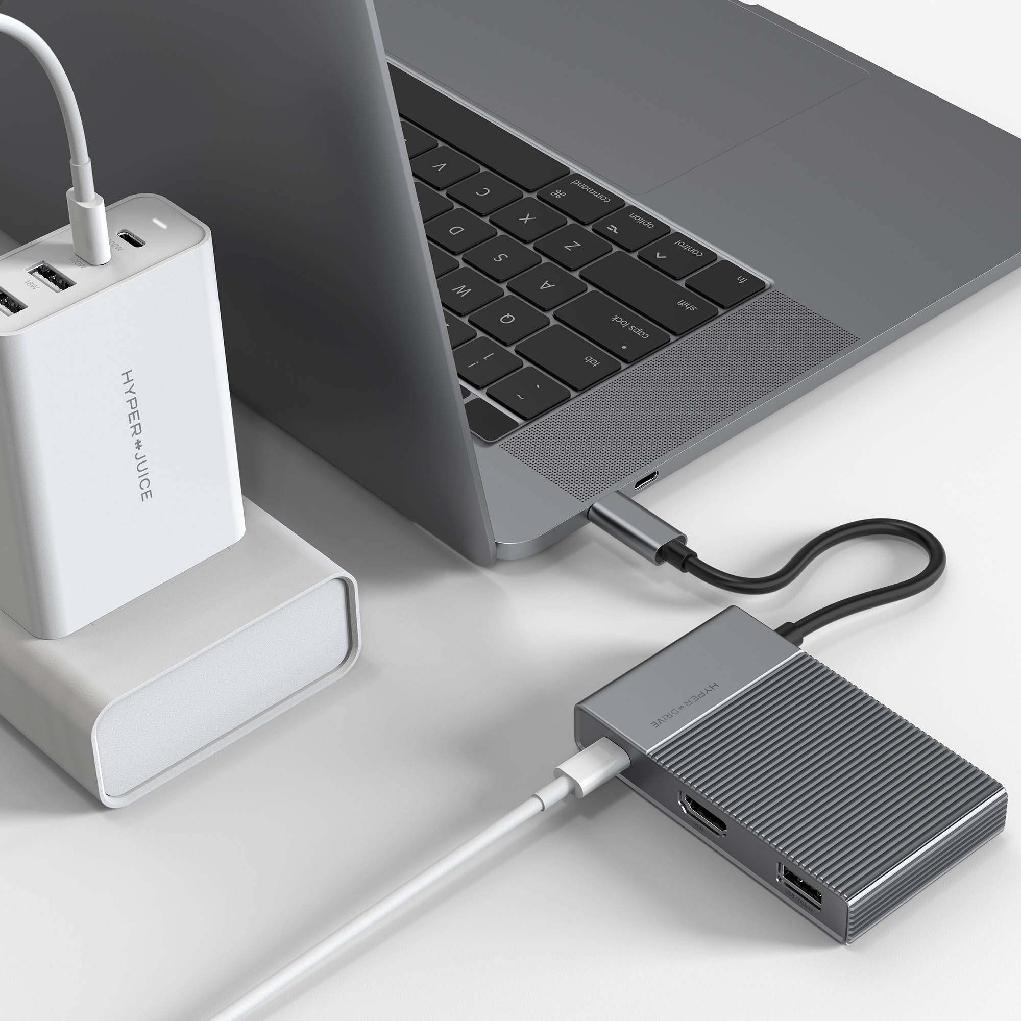 Cổng chuyển Hyperdrive GEN2 6-in-1 For M a c bo ok, Ipad Pro 2018-2020, PC & Devices hàng chính hãng